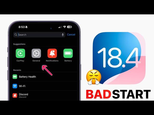 iOS 18.4 - OFF To a BAD Start