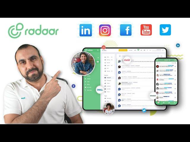 Unify all your Social Media inbox and brand mention with Radaar 