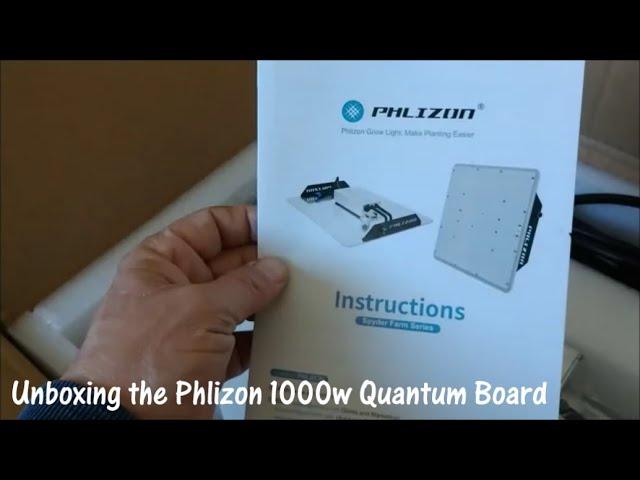 Unboxing the #Phlizon Dimmable 1000w Samsung SMD LED