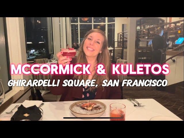 Our Valentine's Day Dinner at McCormick & Kuletos