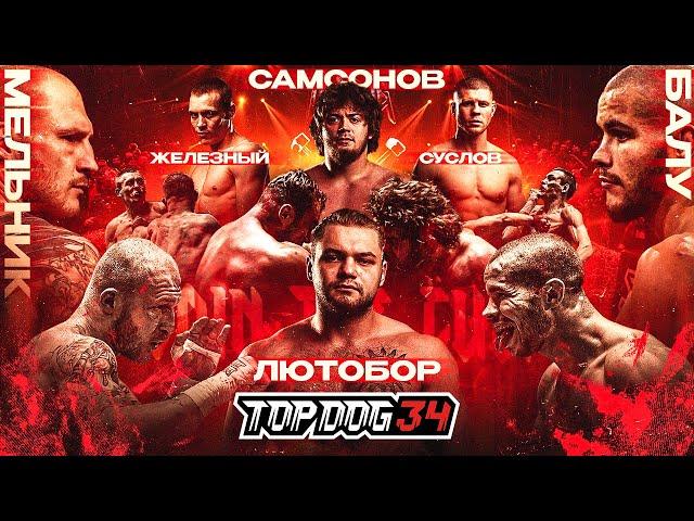 Мельник VS Балу, Лютобор VS Самсонов, Железный VS Суслов | TOP DOG 34, Пермь