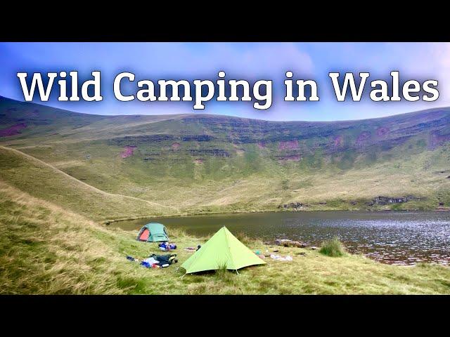 Wild Camping in the Welsh mountains - With Mathew Pritchard