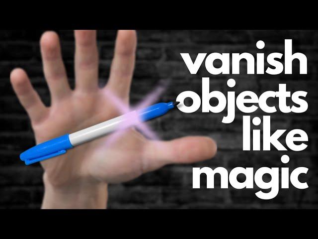 EASY VANISH MAGIC TRICKS - How to Make Things Disappear #vanishmagictricks #makethingsdisappearmagic