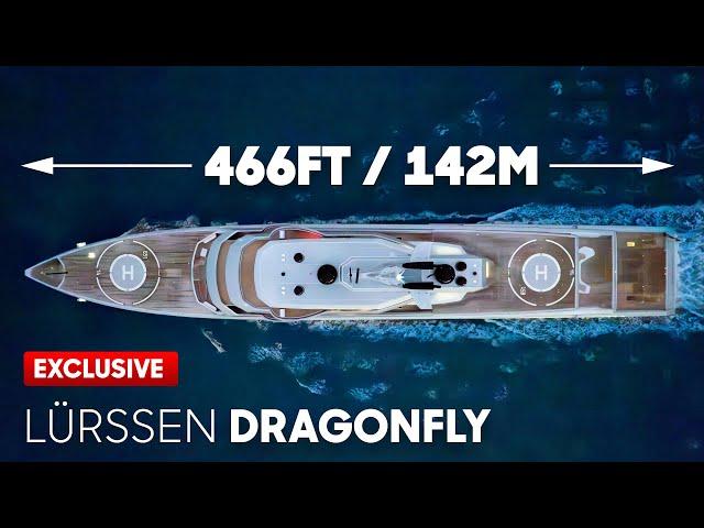 Delivered! DRAGONFLY, 466ft / 142m Lurssen Superyacht