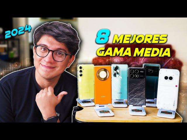 Top 8 mejores celulares gama media 2024 (hasta ahora)