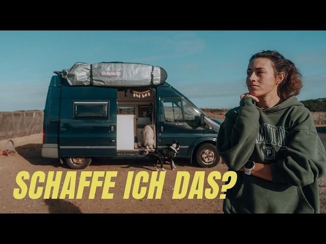 Als Frau mit dem Van allein nach Portugal | FEMALE SOLO VANLIFE  mit Startschwierigkeiten |