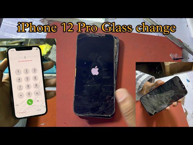 iPhone 12 Pro Broken Front Glass Restoration || IPhone 12 Pro Glass Replacement