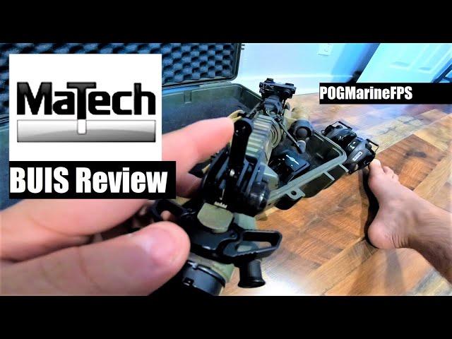 MaTech BUIS rear sight Back up Irons U S  Army USGI Gear