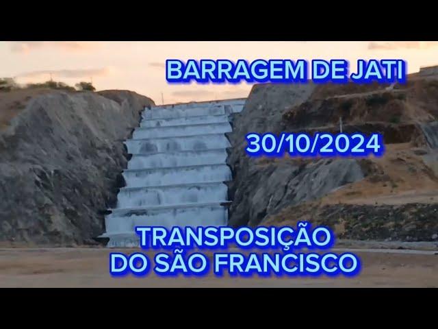 Barragem de Jati Transposição do Rio São Francisco em 30/10/2024