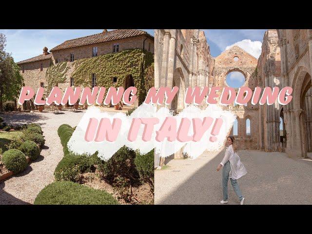 ITALY TRAVEL VLOG: PLANNING MY WEDDING IN TUSCANY!