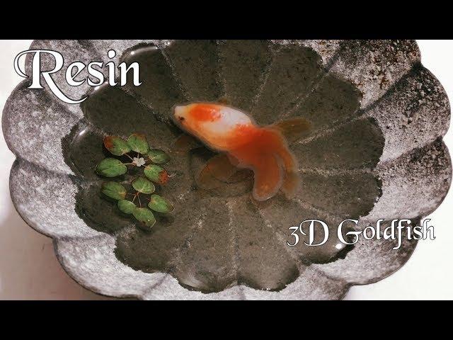 3D Goldfish in Resin | Trying 3D Goldfish Clear Film Sticker for Resin Art