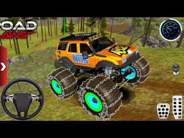 Offroad Outlaws Woodlands Gameplay-Extreme Off-Road Monster Truck Drive.