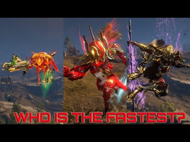 Who is TRULY the fastest WarFrame? | WarFrame gameplay