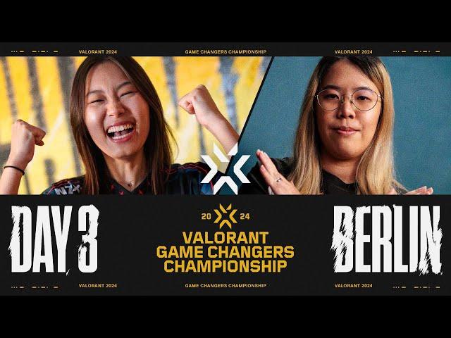 VALORANT Game Changers Championship - Lower Round 1 - Day 3
