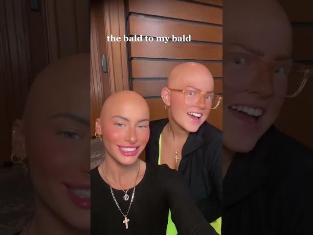 The collab y’all never knew you needed #alopecia #bald #viral #baldgirl #alopeciaawareness