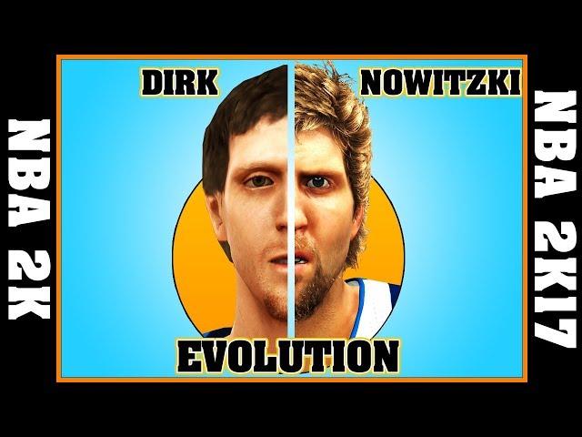 DIRK NOWITZKI evolution [NBA 2K - NBA 2K17] 