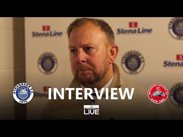 Chris Aitken | Stranraer 1-2 Broxburn Athletic (AET), 30 November 2024