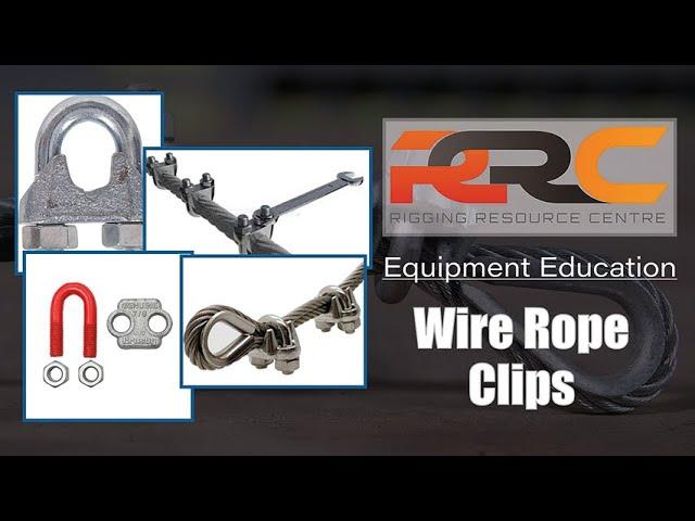 RRC Equipment Education - Wire Rope Clips