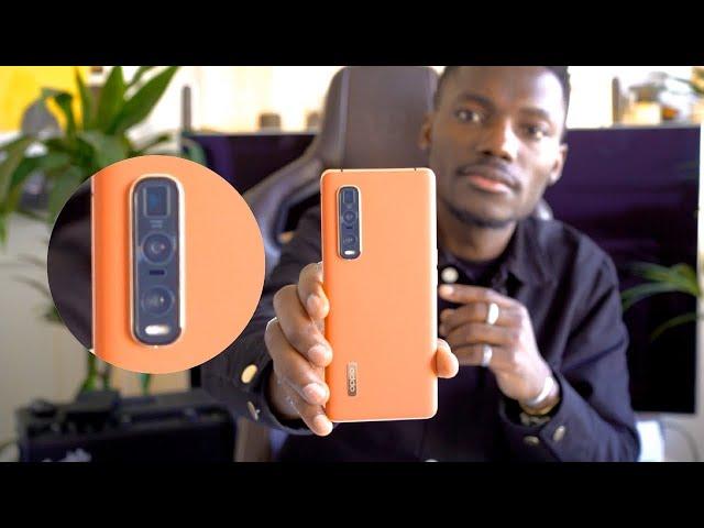 OPPO Find X2 Pro Orange Vegan Leather Unboxing and First Look