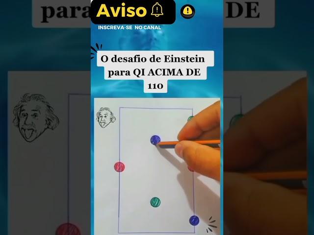 teste de QI , o desafio  de Einstein  para acima de 110