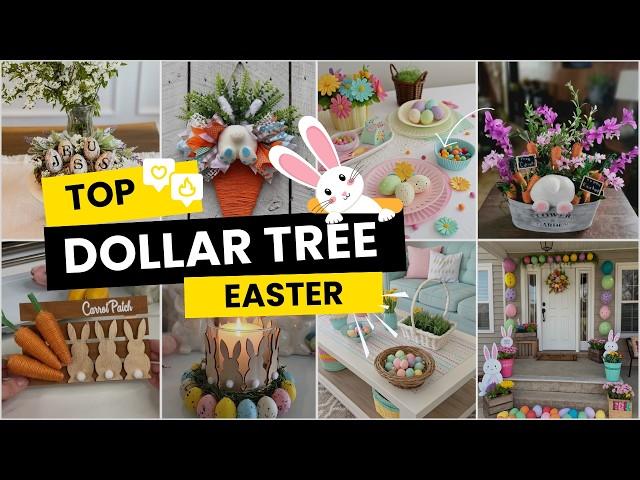 DIY Easter Decor 2025 | Trending Dollar Tree Ideas, Wreaths & Centerpiece Hacks