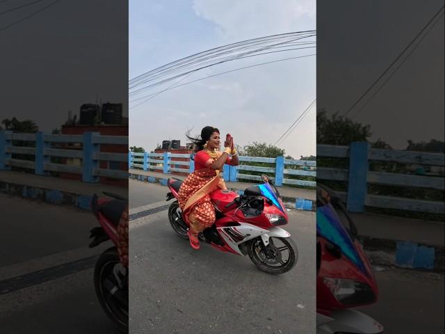 Rowdy Baby  Which One Is Best R15 Or Pulsar 220 #ladybiker #trending #shorts #viralvideo #youtube