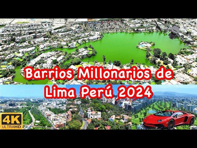 TOP lugares y barrios mas RICOS y PITUCOS de LIMA PERÚ 2024