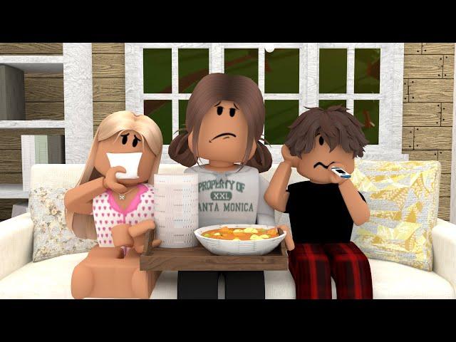 Kids SICK DAY! | Roblox Bloxburg Family Roleplay w/voices