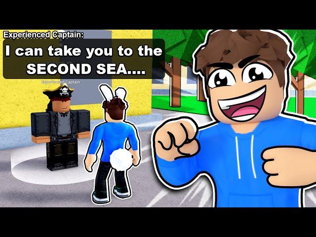 We FINALLY Unlocked The SECOND SEA In Blox Fruits!