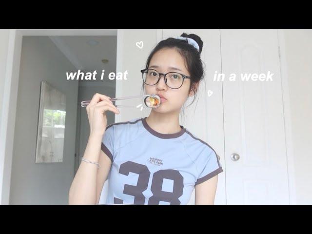 what i eat in a week back home (korean food + my mom's cooking)