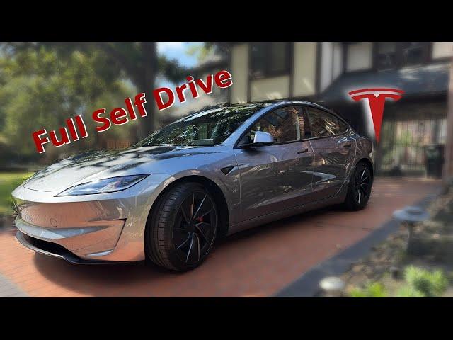 2024 Tesla Model 3 Performance Quicksilver FSD | ASS (Actually Smart Summon) & Self Parking Overview