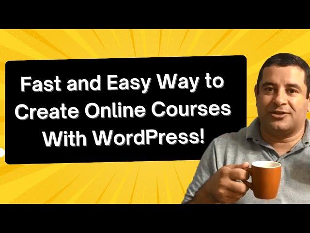 How to use Learndash for Beginners - Create an Online Course With WordPress