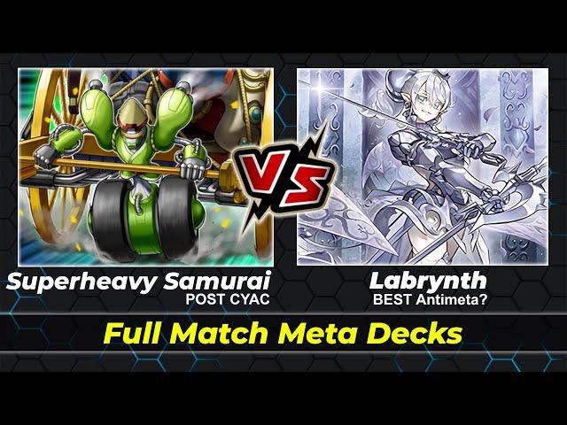 Superheavy Samurai vs Labrynth | High Rated Dueling Book DB Grinder Yugioh Decks 2023