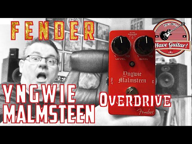 Yngwie Malmsteen Overdrive by Fender (pedal review/demo)