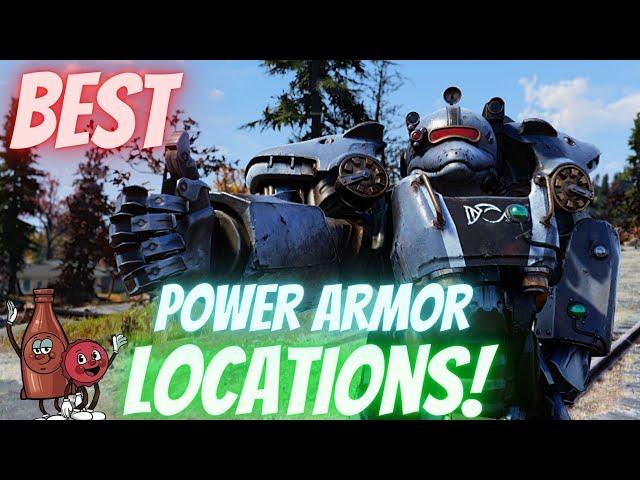 Fallout 76 -  The BEST Locations to find and FARM for Power Armor and it's Pieces! (Beginners Guide)