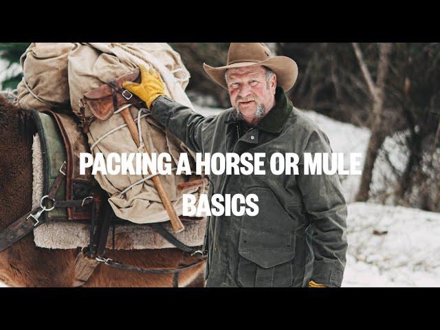 How to Pack a Horse or Mule