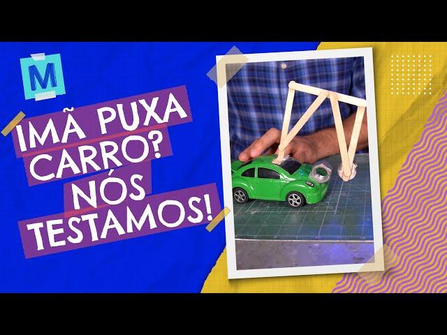 ÍMÃ puxa CARRO? Nós testamos! #Shorts