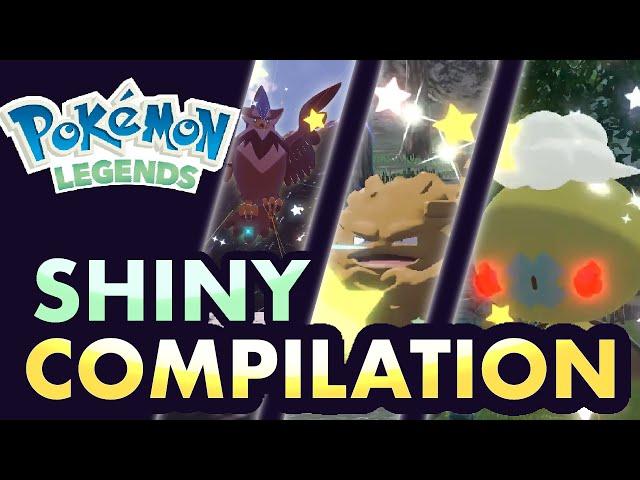 CRAZY shiny encounters in Pokemon Legends Arceus! Shiny reaction compilation