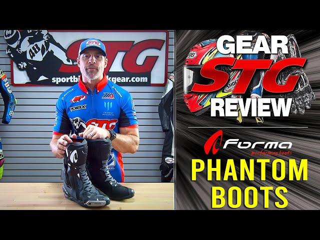 Forma Phantom Motorcycle Boots Review from SportbikeTrackGear.com