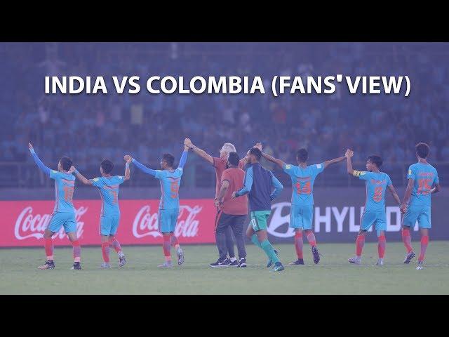 48,184 fans cheering for India against Colombia in FIFA U-17 World Cup 2017
