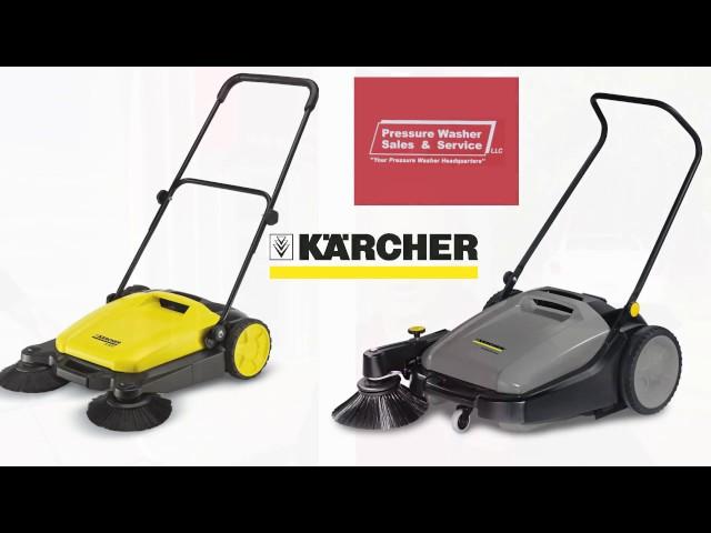 Kärcher Walk-Behind Floor Sweepers & Push Sweepers Demonstration