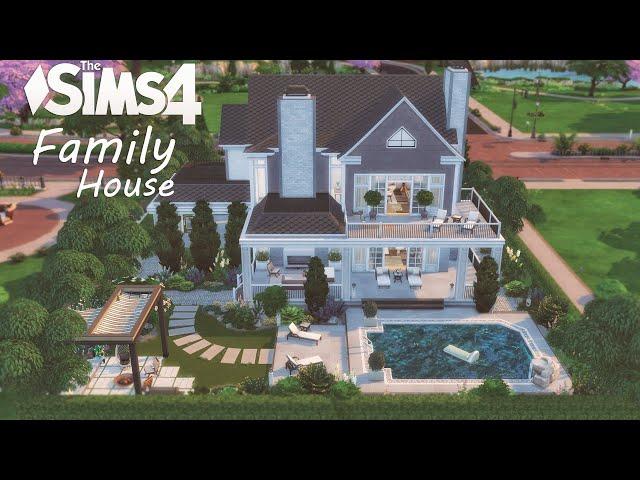 Modern Classic House | Willow Creek (noCC) THE SIMS 4 | Stop Motion