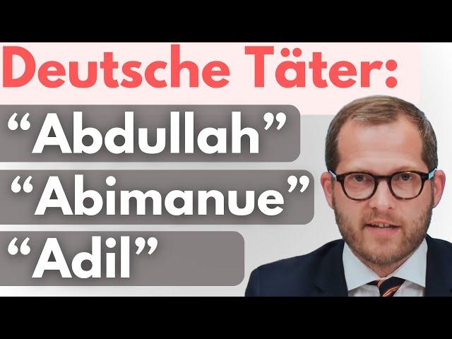  SCHOCKIEREND: AFD Anfrage enthüllt Vornamen von deutschen Vergewaltigern (NRW)