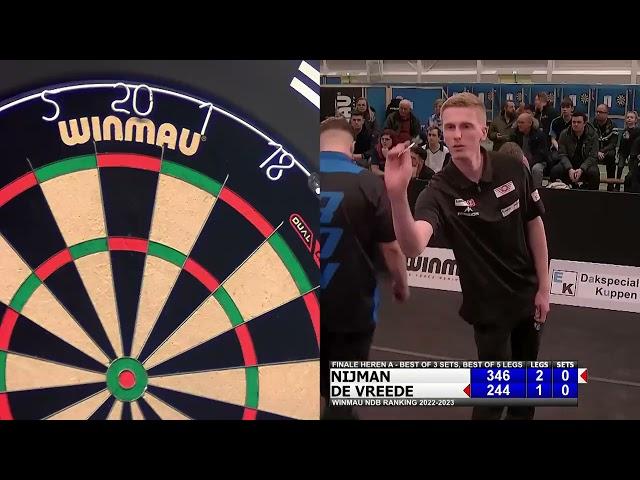 Finale heren A | Open Rivierenland | Winmau NDB Ranking 2022-2023