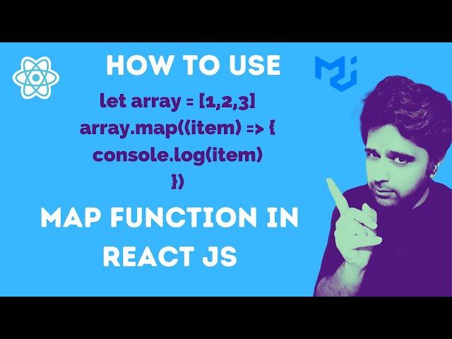 How to use Map Function in React JS | React JS tutorial 2024