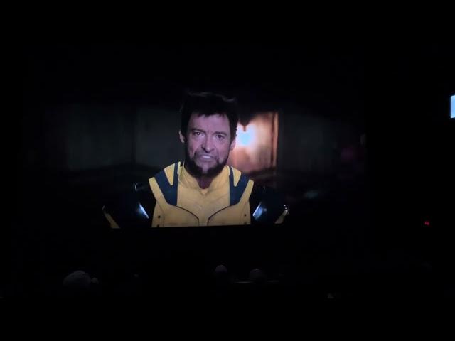 Much better recording of Deadpool & Wolverine “Turn Off Your Phones” PSA with laughs and no fingers.