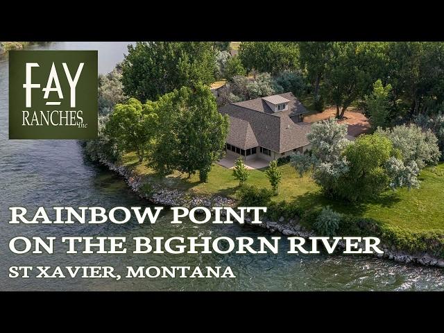 Montana Home For Sale | Rainbow Point on the Bighorn River | St Xavier, MT