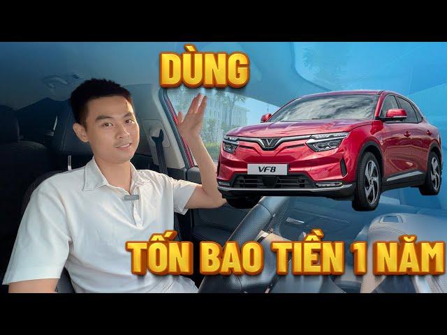 Chi phí nuôi xe điện Vinfast Vf8 một năm hết bao nhiêu tiền? | Xế Cộng