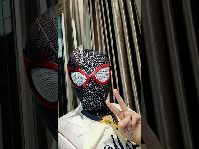 Anime filter with Miles Morales, which is better: real life or AI, let me know in the comments below