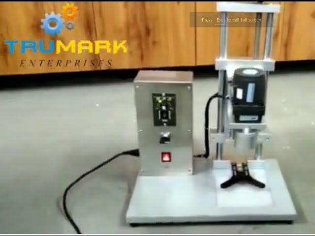 Table Top Screw Capping Machine- Economy Model